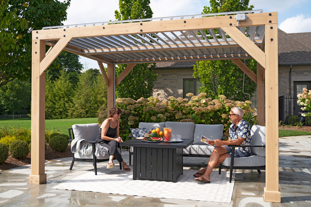 Outdoor Louvered Pergolas - Yardistry