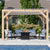 10 x 12 Meridian Wooden Louvered Pergola 10 x 12 Meridian Wooden Louvered Pergola