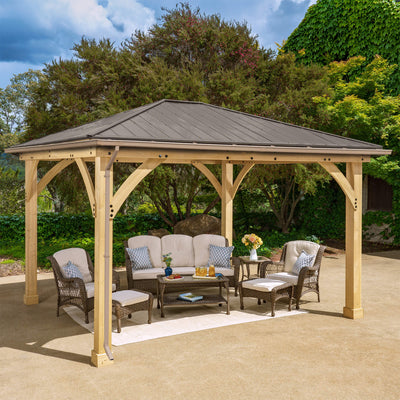 Rain Gutter Kit For The 12 x 14 Meridian Gazebo Rain Gutter Kit For The 12 x 14 Meridian Gazebo