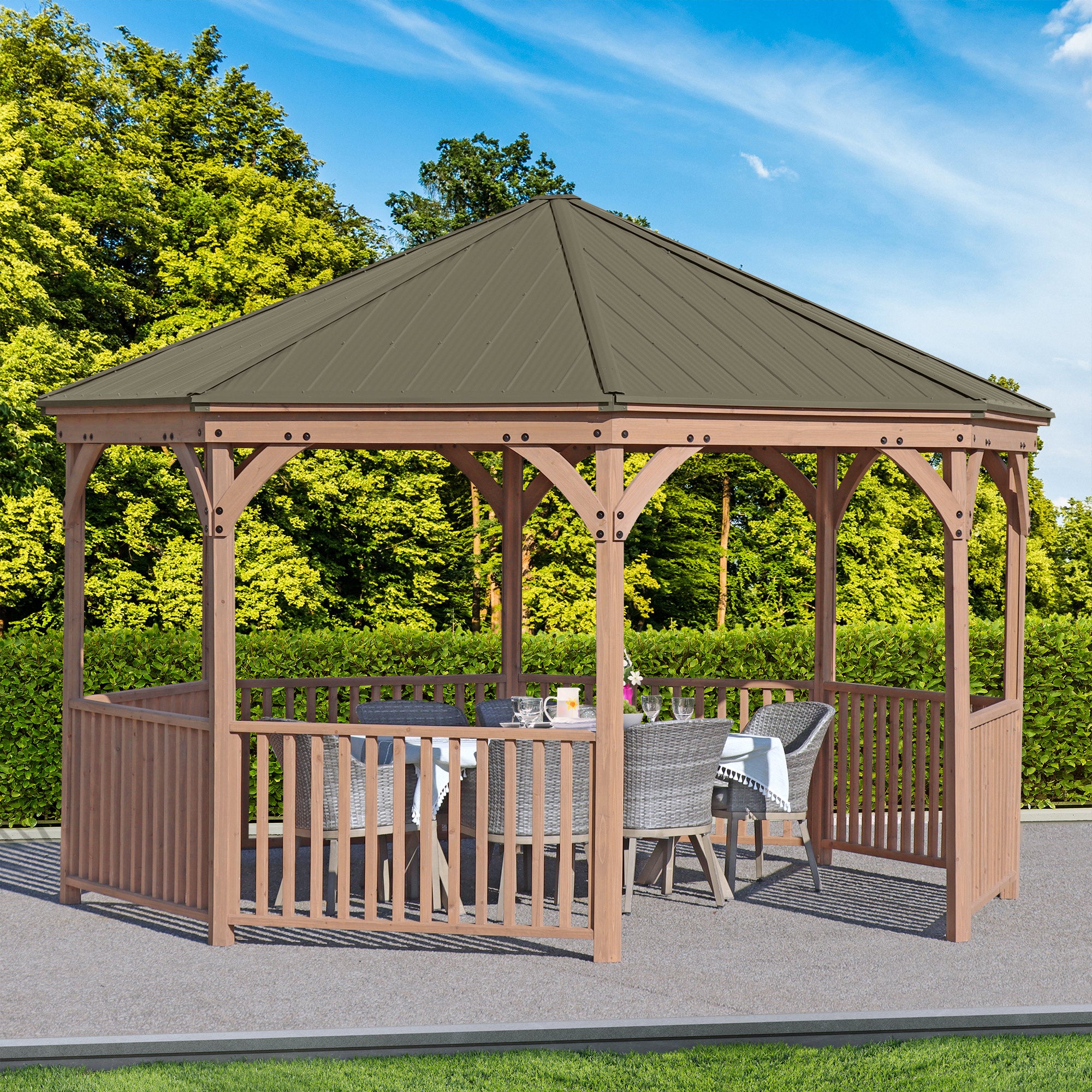 14' Octagon Gazebo (Costco) 14' Octagon Gazebo (Costco)