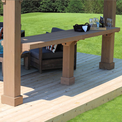 12' Gazebo Wood Counter 12' Gazebo Wood Counter