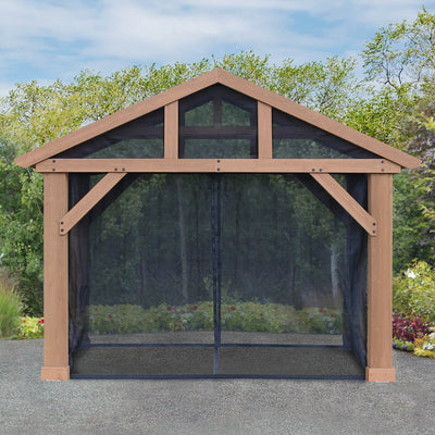 14 x 12 Wood Pavilion Mosquito Mesh Kit 14 x 12 Wood Pavilion Mosquito Mesh Kit