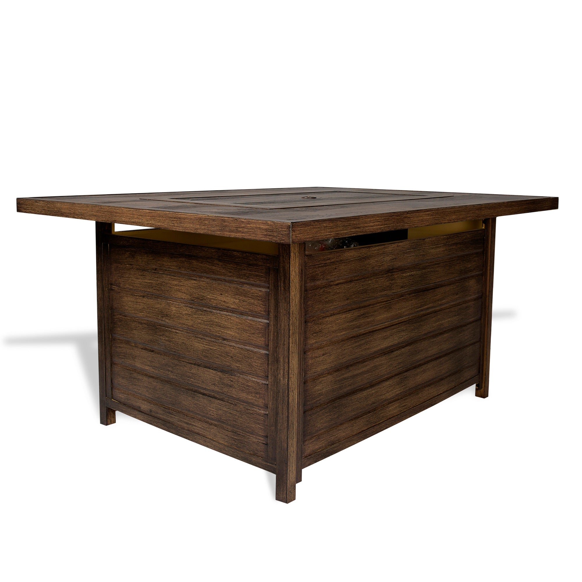 Melbourne 6-Piece Fire Table Sofa Set, Driftwood and Charcoal Melbourne 6-Piece Fire Table Sofa Set, Driftwood and Charcoal