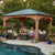 12 x 14 Grand Gazebo with Aluminum Roof 12 x 14 Grand Gazebo with Aluminum Roof
