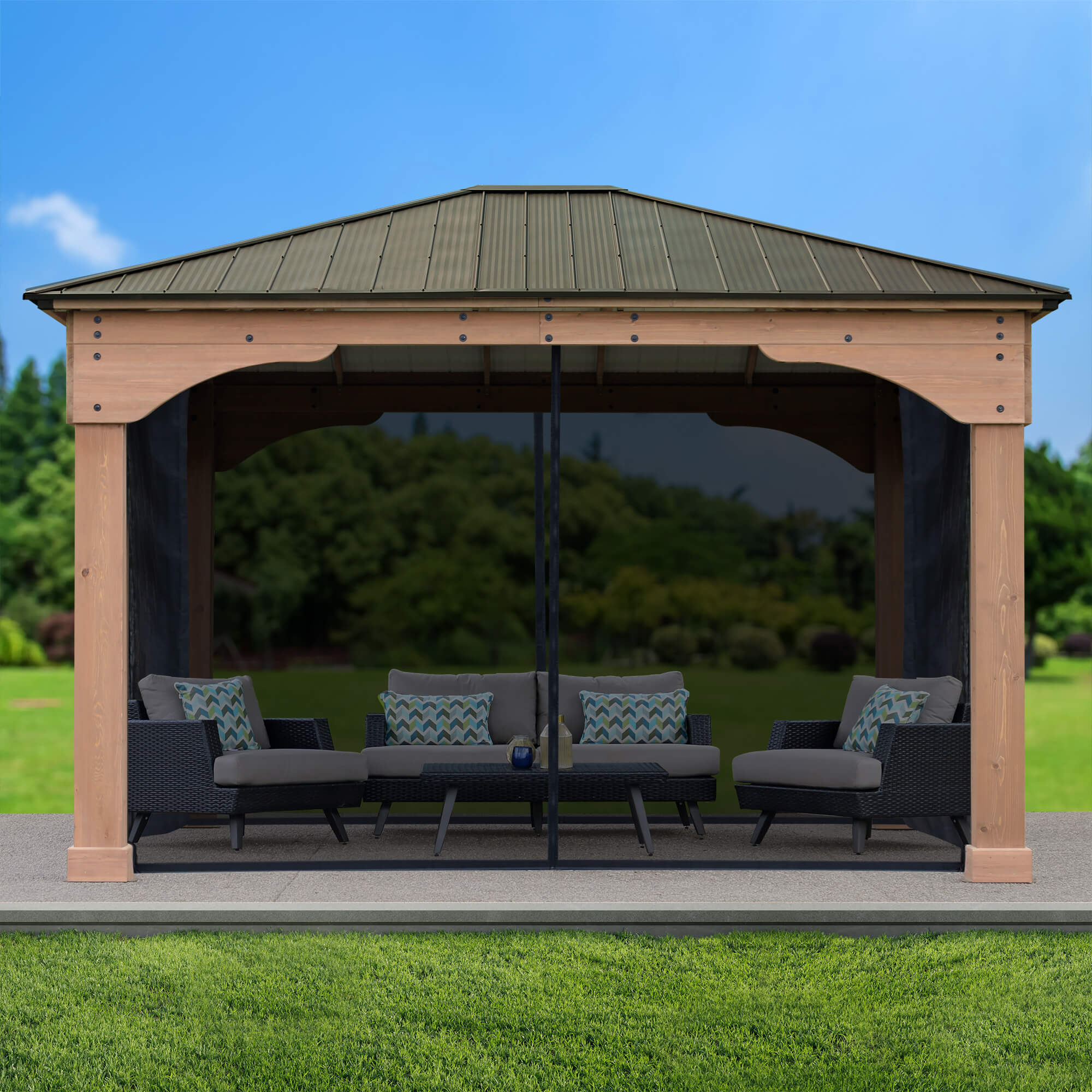 12 x 14 Grand Gazebo Mosquito Mesh Kit - Main Image