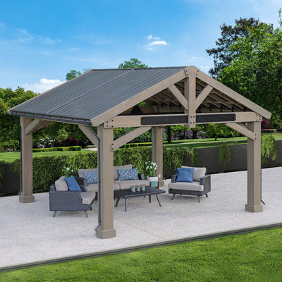 Rain Gutter Kit for the 16 x 14 Timber Frame Pavilion Rain Gutter Kit for the 16 x 14 Timber Frame Pavilion