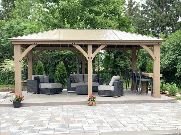 Completes Our New Outdoor Space Yardistry Structures Gazebos