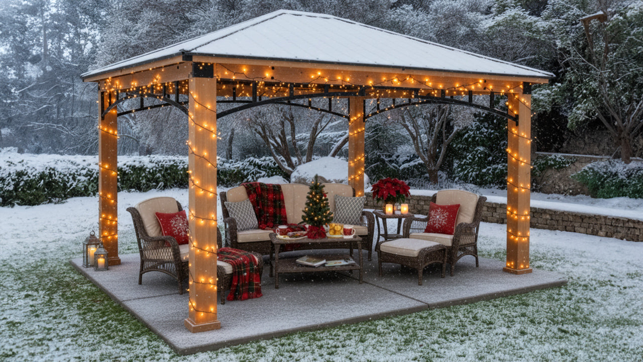 Outdoor Holiday Entertaining: Tips for Hosting Under Your Gazebo or Pavilion