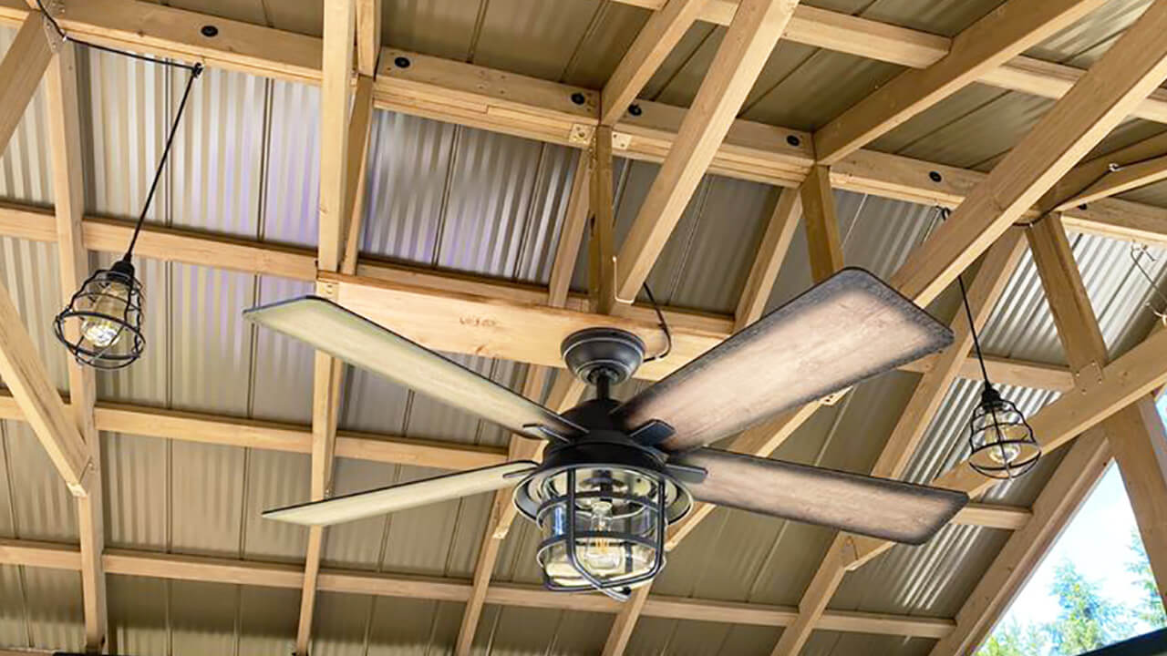 We installed and additional fan and light