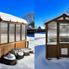 My first snow with the Greenhouse