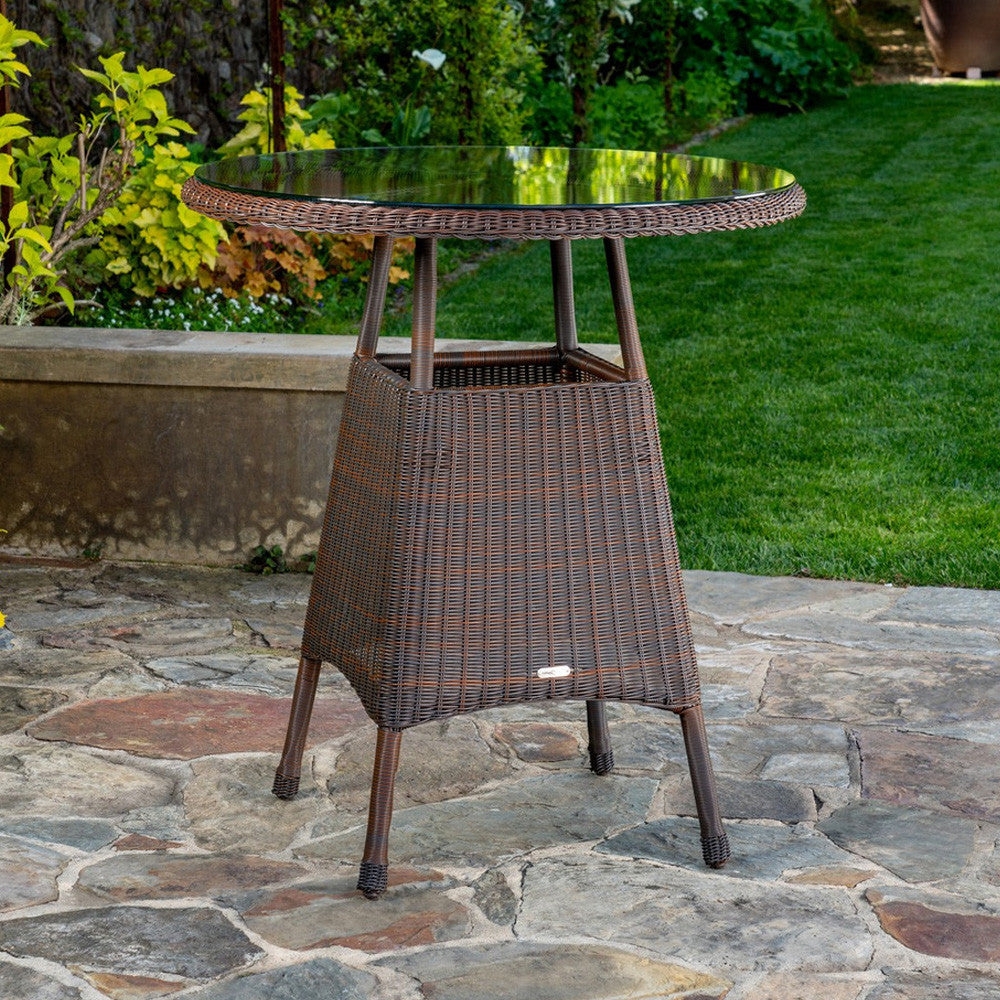 Sea Pines Outdoor Wicker 3pc Bar Set (Mojave + Canvas)