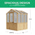 6.7 x 6 Meridian Greenhouse