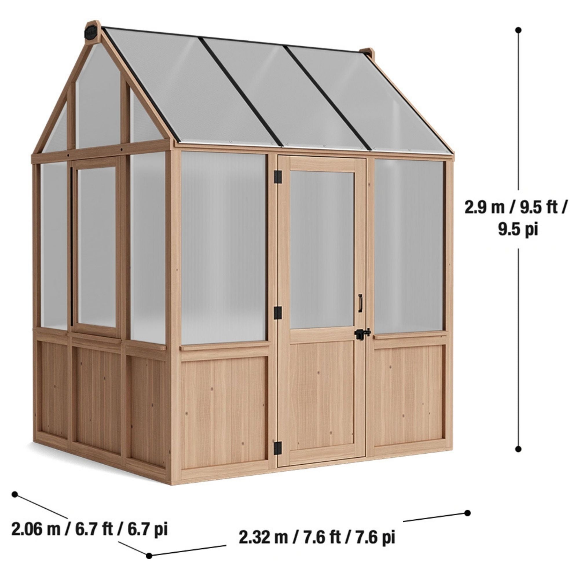 オーチャードハウス 6.7x7.6 Outdoor Greenhouse | Yardistry