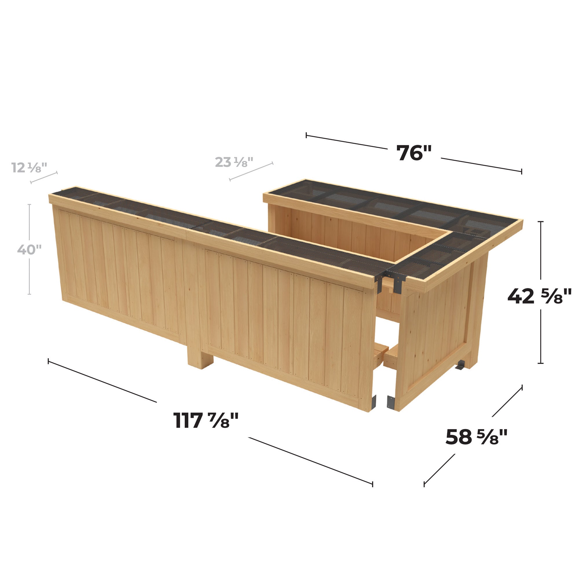 12' Corner Bar