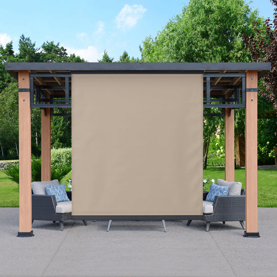 Out Door Shade Rvt Outdoor Roller Shade 7.5 x 7.5
