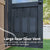 8.1 x 11.4 Obsidian Greenhouse & Storage Shed