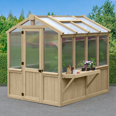 Wooden Greenhouse Workstation