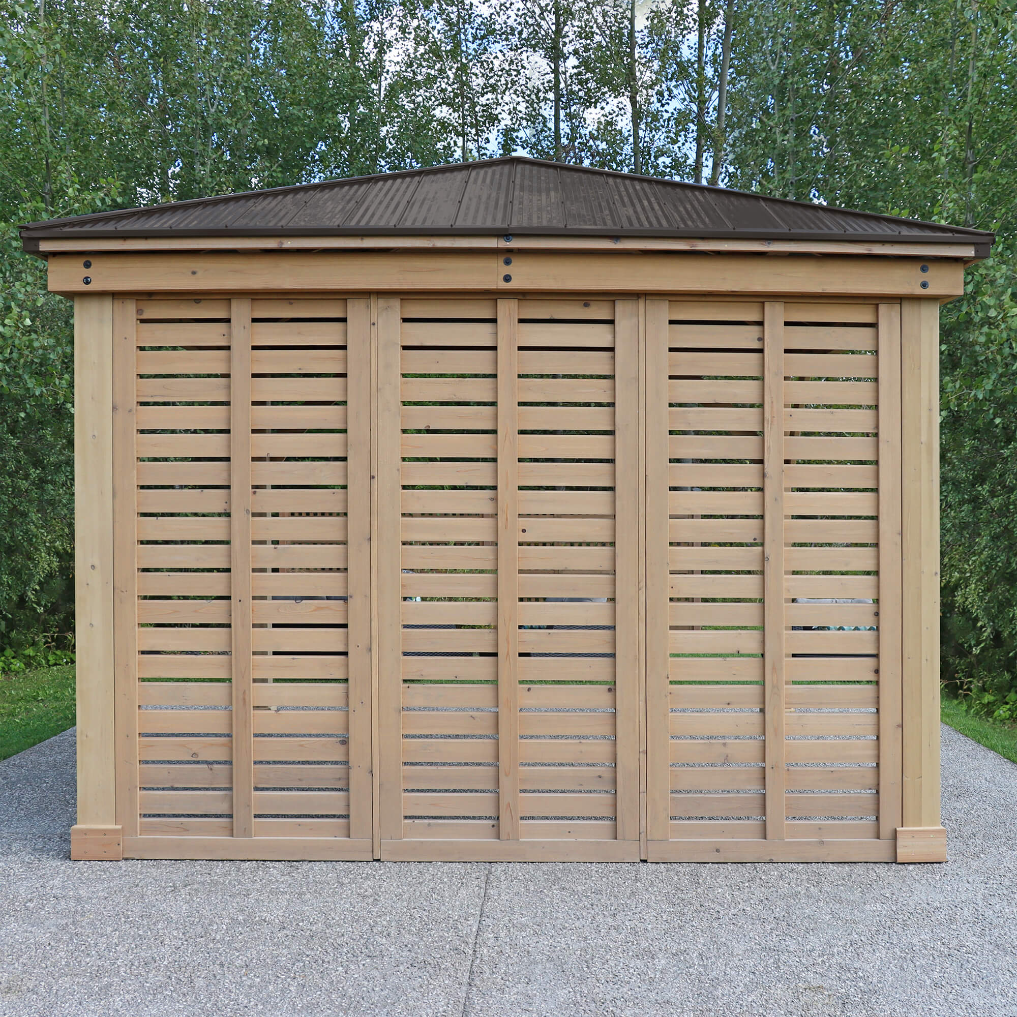 Privacy Structure 12' Gazebo Privacy Wall