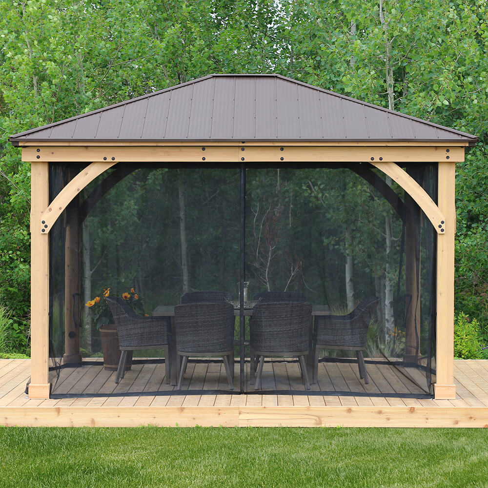 16 x 14 Timber Frame Pavilion Mosquito Mesh Kit