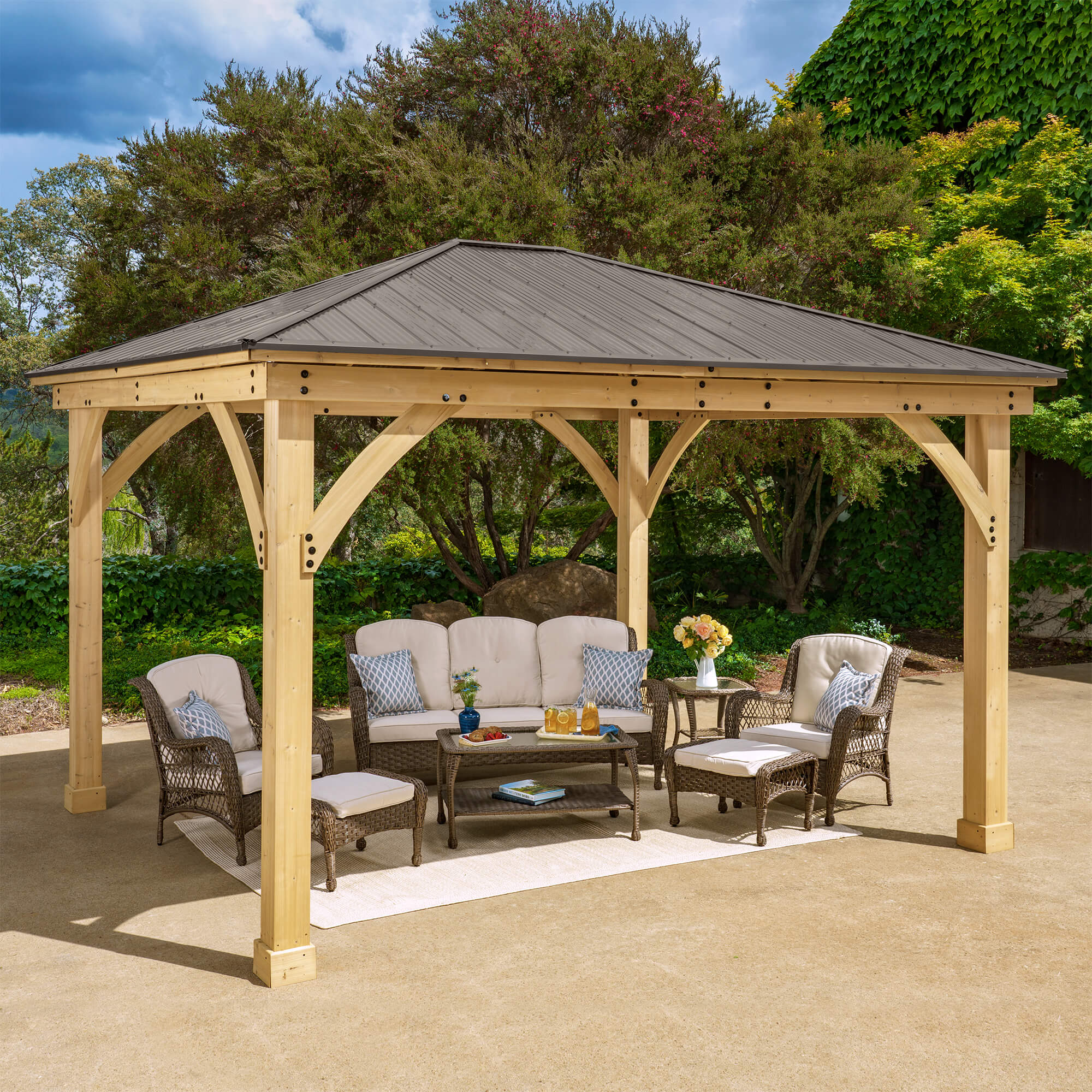 Large Gazebos Yardistry Large gazebos yardistry