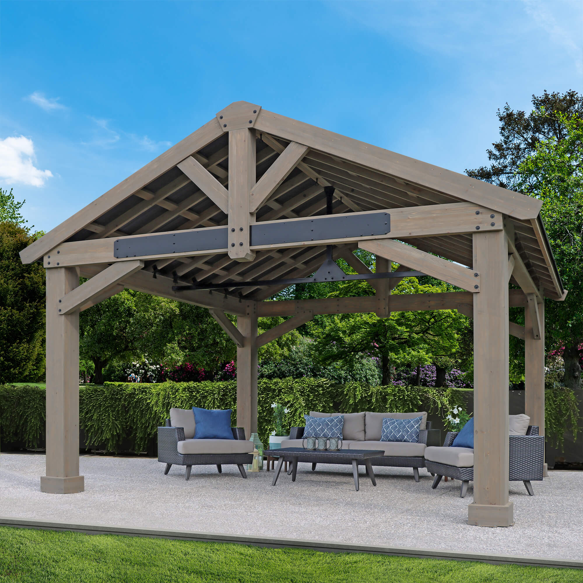 16 x 14 Timber Frame Pavilion (Costco) 16 x 14 Timber Frame Pavilion (Costco)