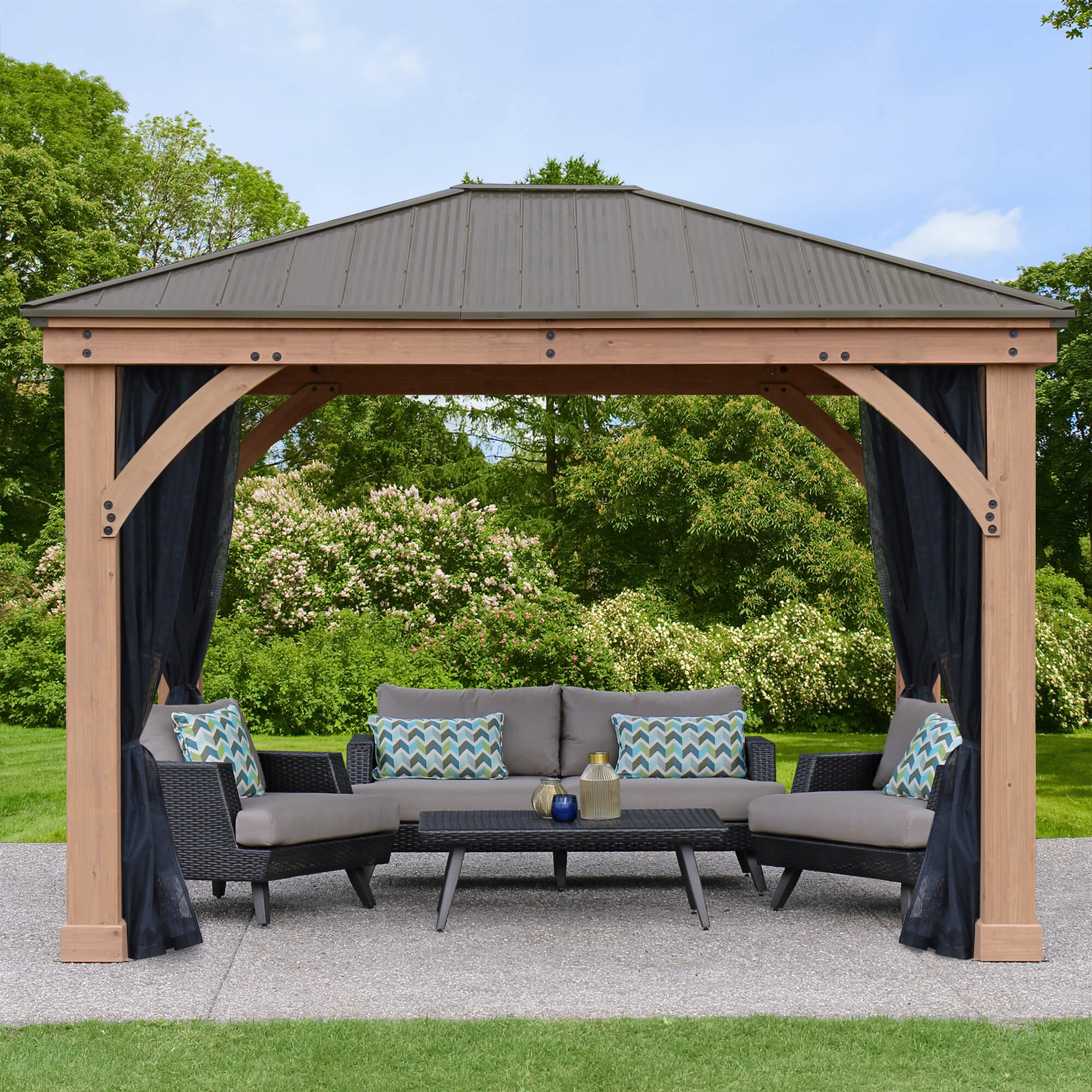 12 x 10 Gazebo Mosquito Mesh Kit (Costco) 12 x 10 Gazebo Mosquito Mesh Kit (Costco)