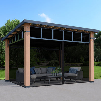 12 x 14 Contemporary Gazebo Mesh Kit