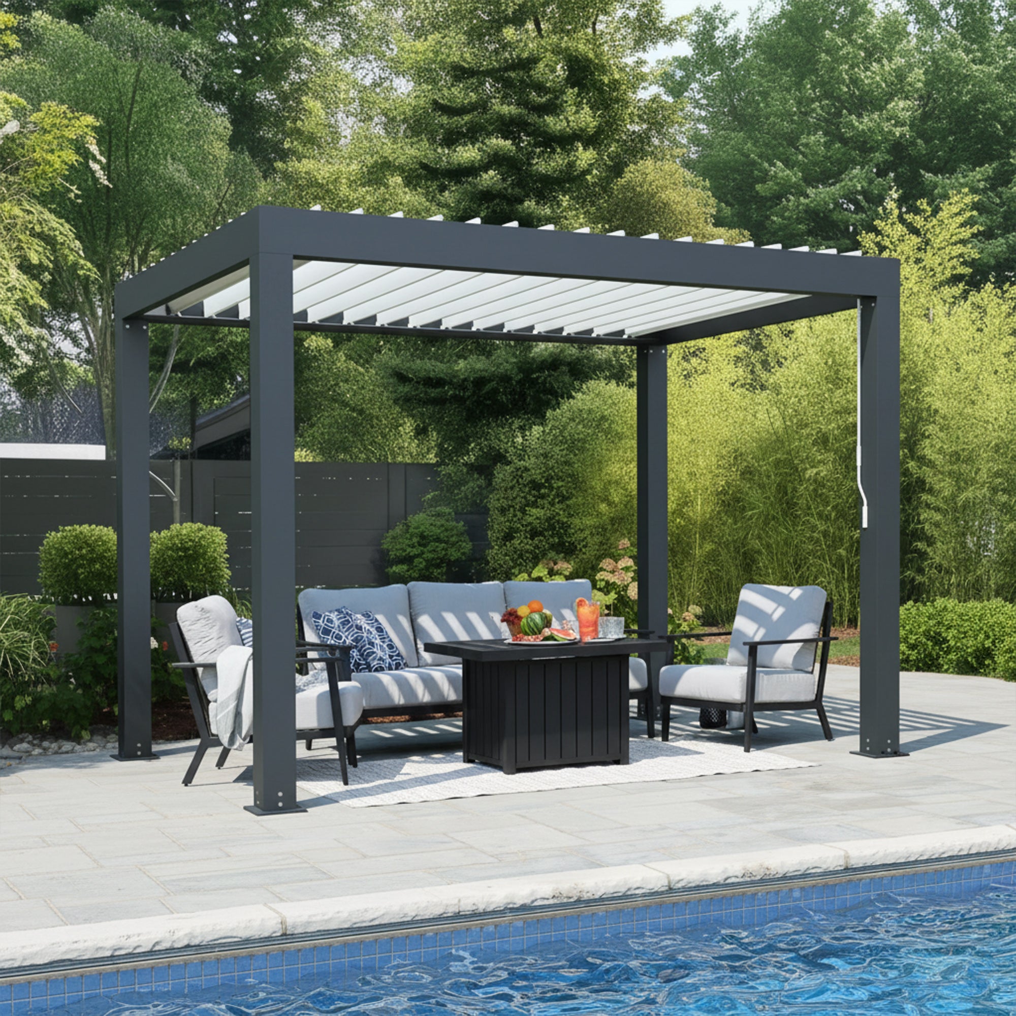 10 x 12 Aluminum Louver Room