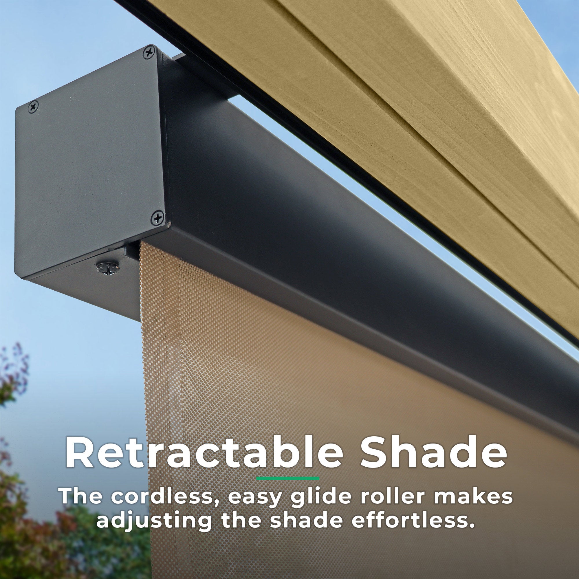 Outdoor Roller Shade 7.5 x 7.5 (Costco)