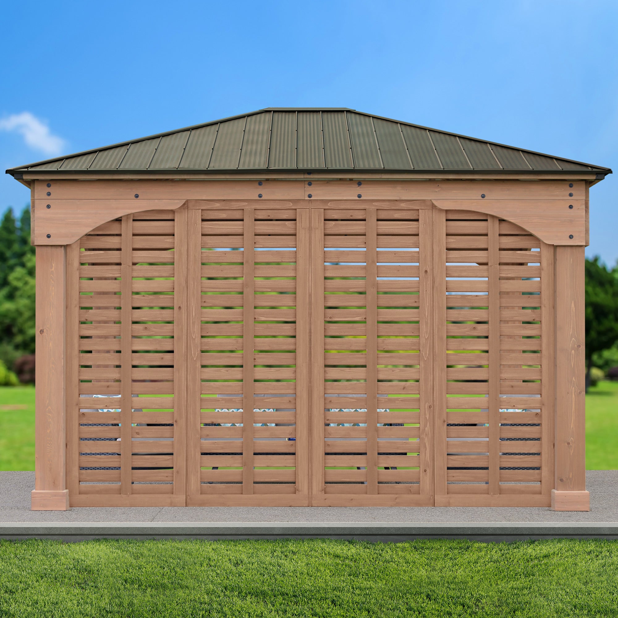 14 Wood Privacy Wall (Costco) 14 Wood Privacy Wall (Costco)