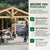 Oakley 14 x 19 Bar Shed Pavilion (Delivery & Assembly Included)