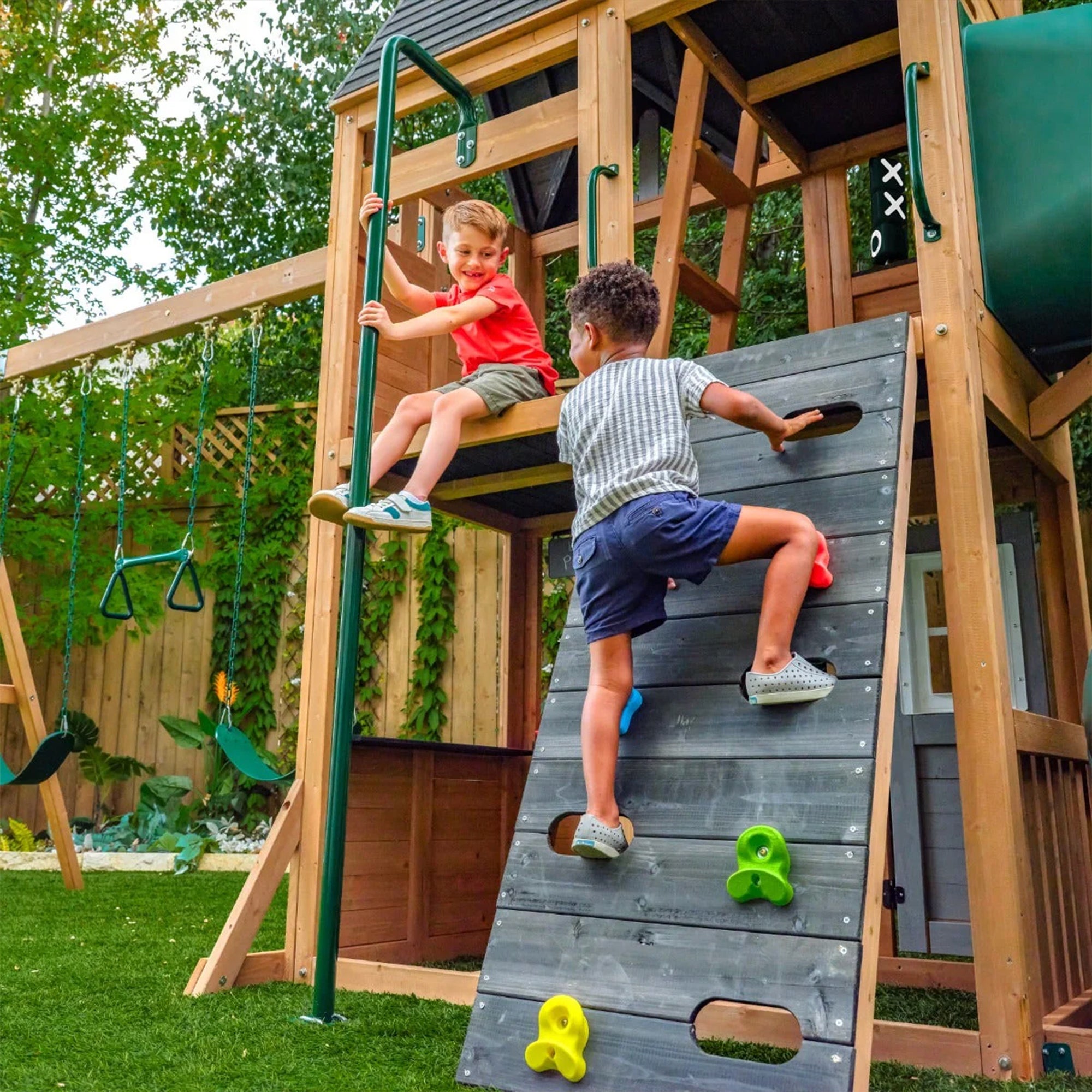 Summit View Swing Set (by KidKraft)