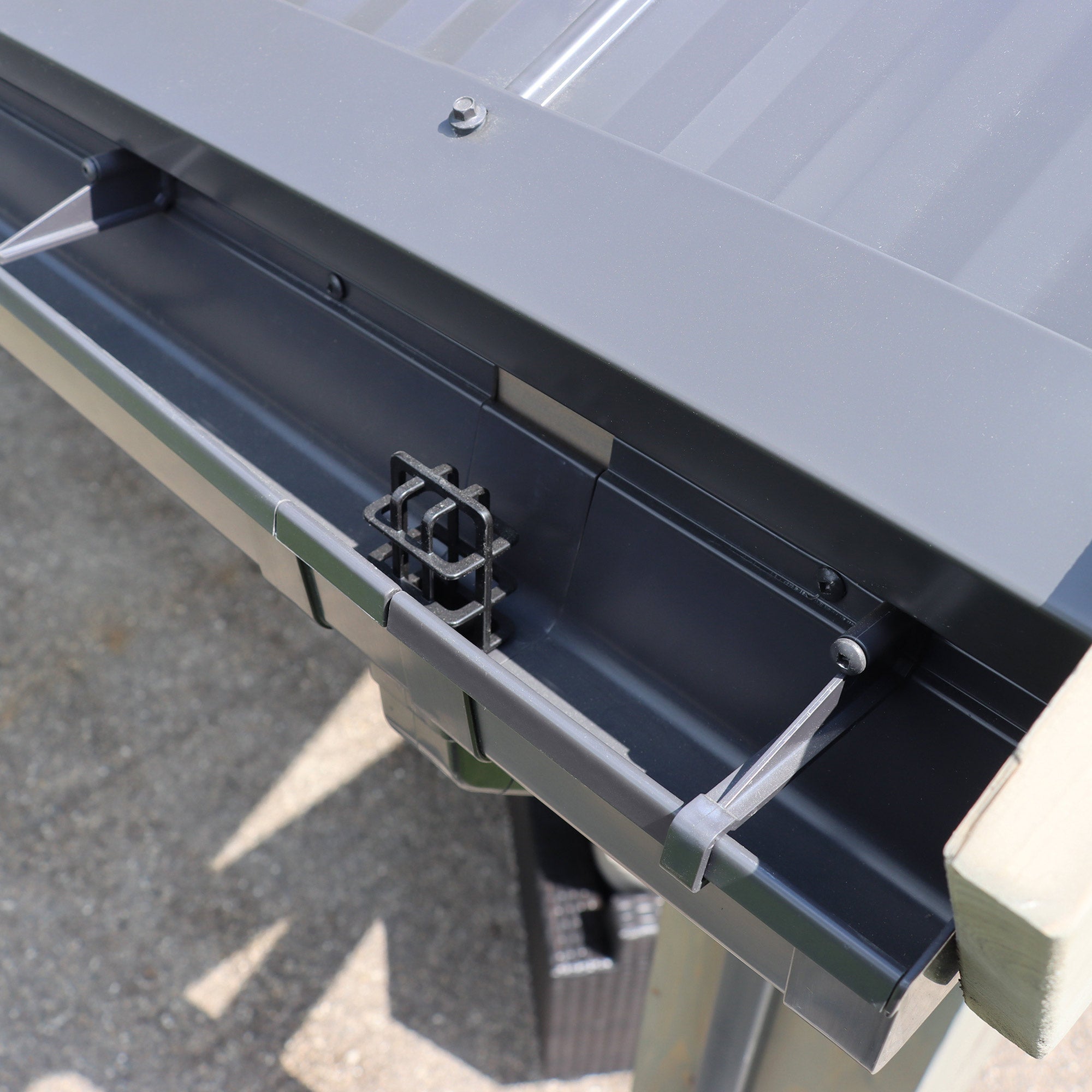 Gutter Support Timber Rain Gutter Kit for the 16 x 14 Timber Frame Pavilion