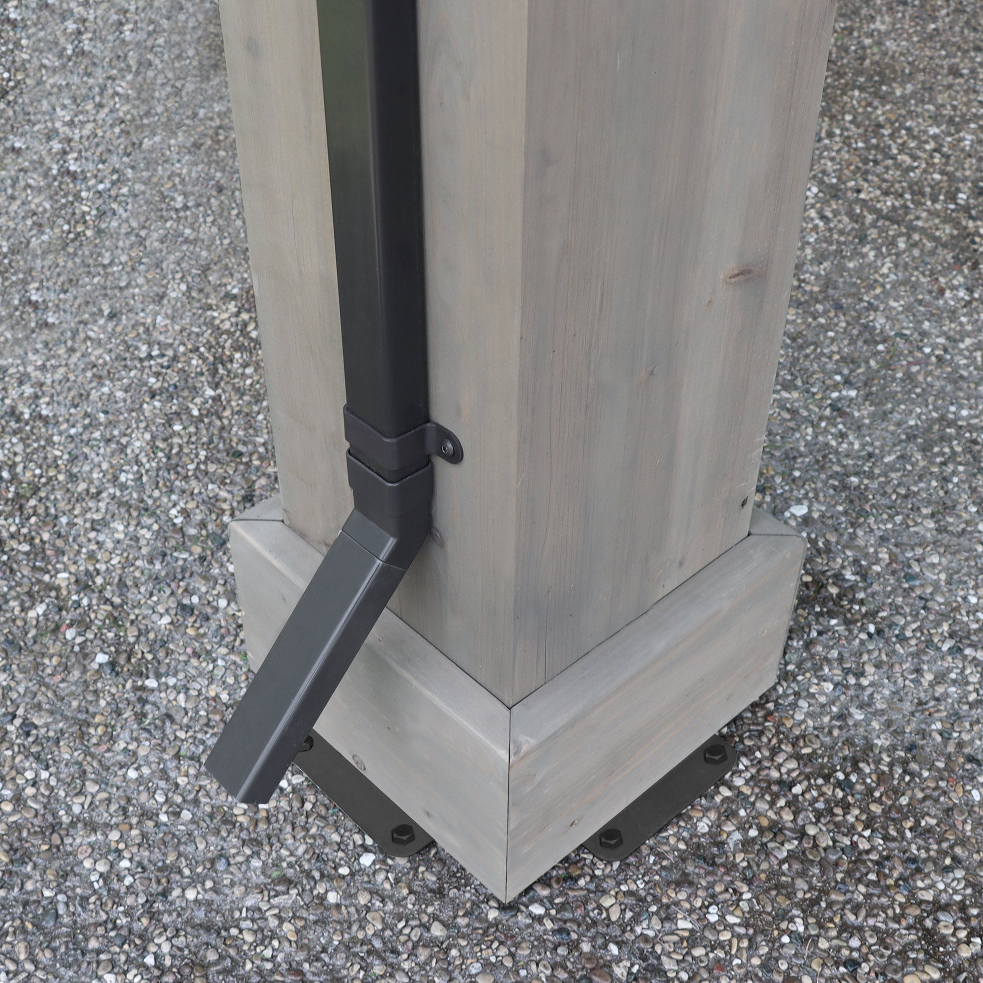 Gutter Support Timber Rain Gutter Kit for the 16 x 14 Timber Frame Pavilion