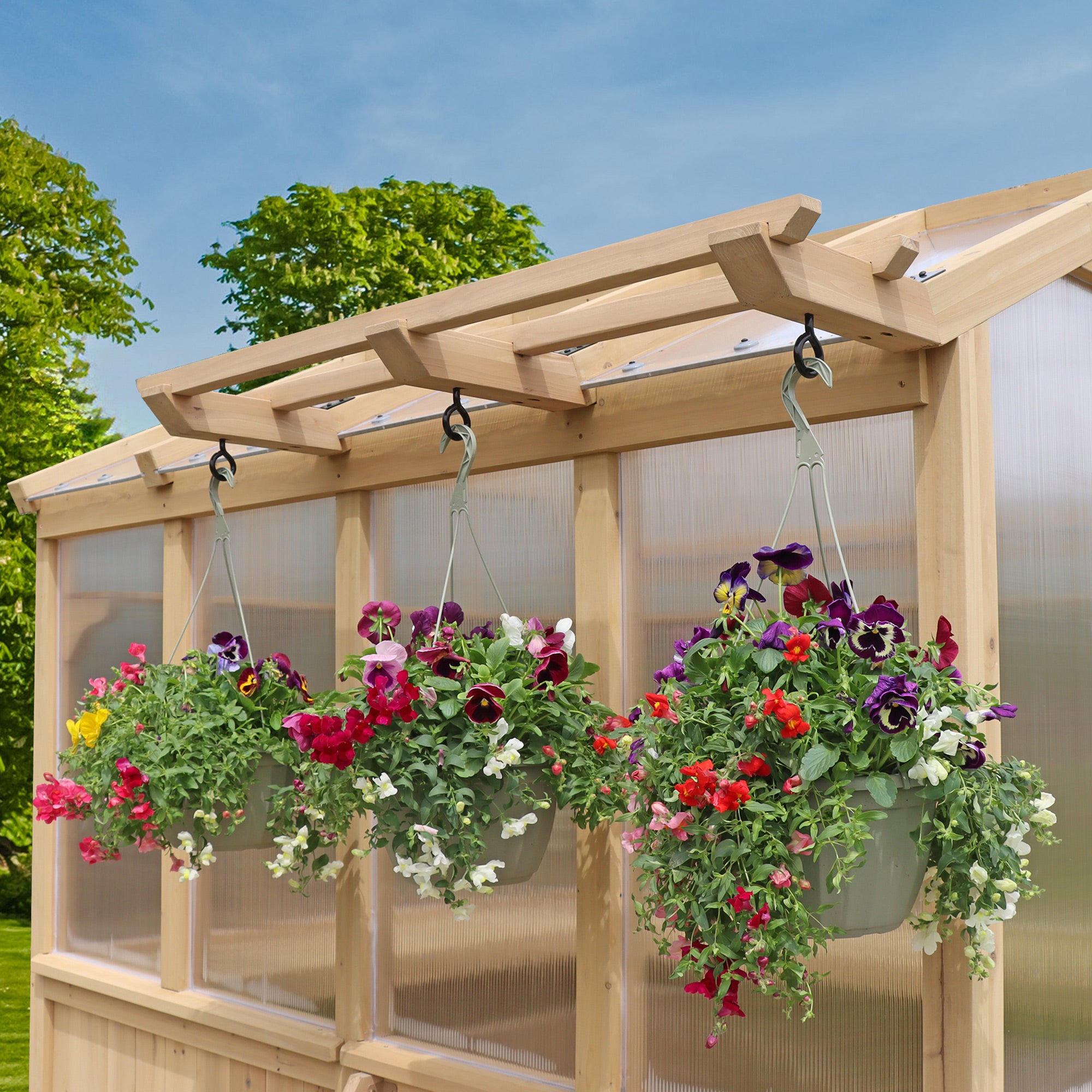 trellis hanging planter Greenhouse Trellis