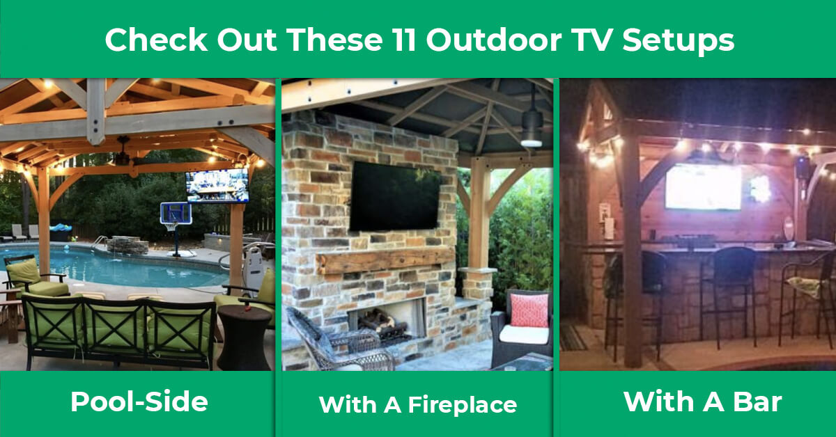 Check Out These 11 Outdoor TV Setups 🌴 📺 ☀️