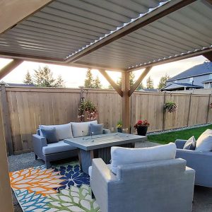 We ️ our new outside space (Wood Room with Louvered Roof) - Yardistry