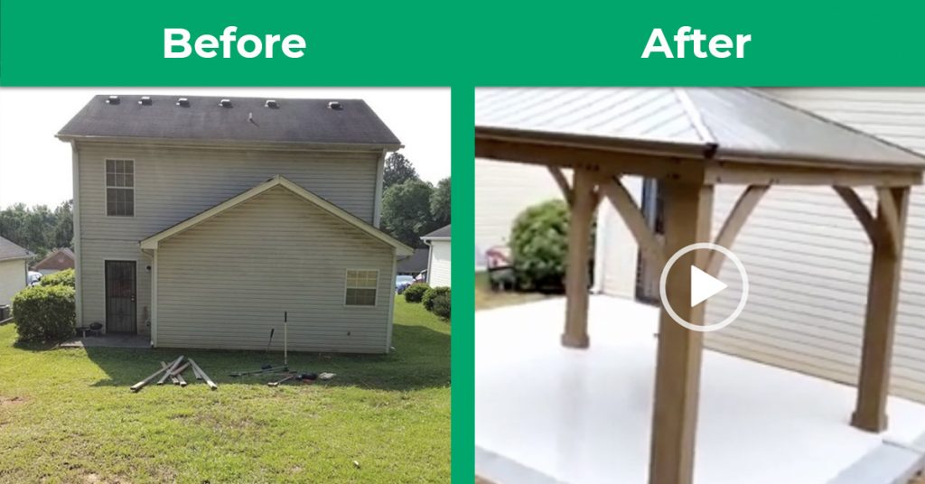 Before & After Backyard Transformation