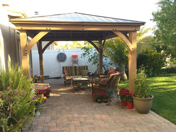 We bought this gazebo 3 years ago, and it looks as good today - Yardistry