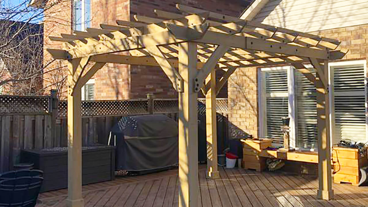 I highly recommend this pergola 👍