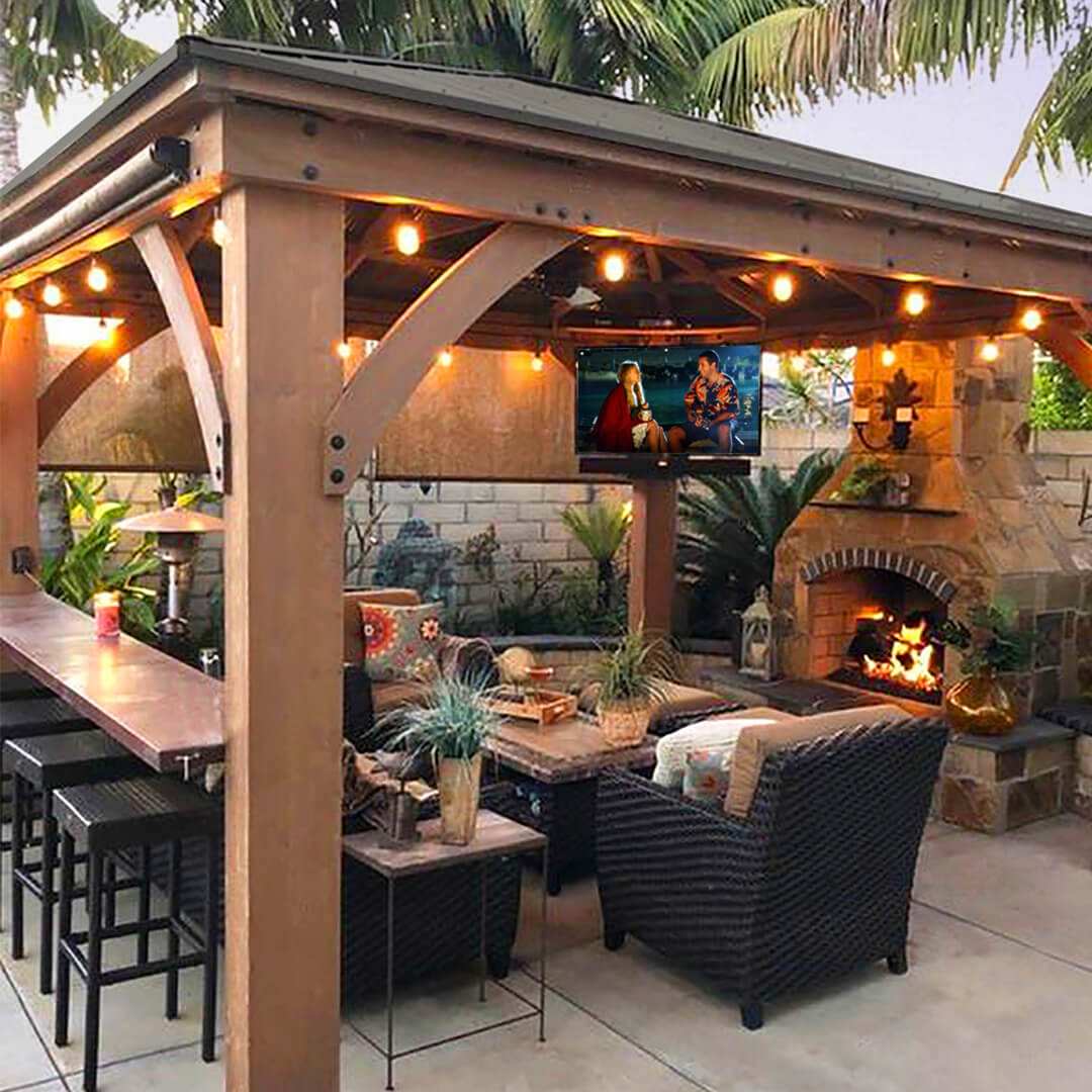 Check Out More Of These Inspiring Outdoor TV ? Setups - Yardistry