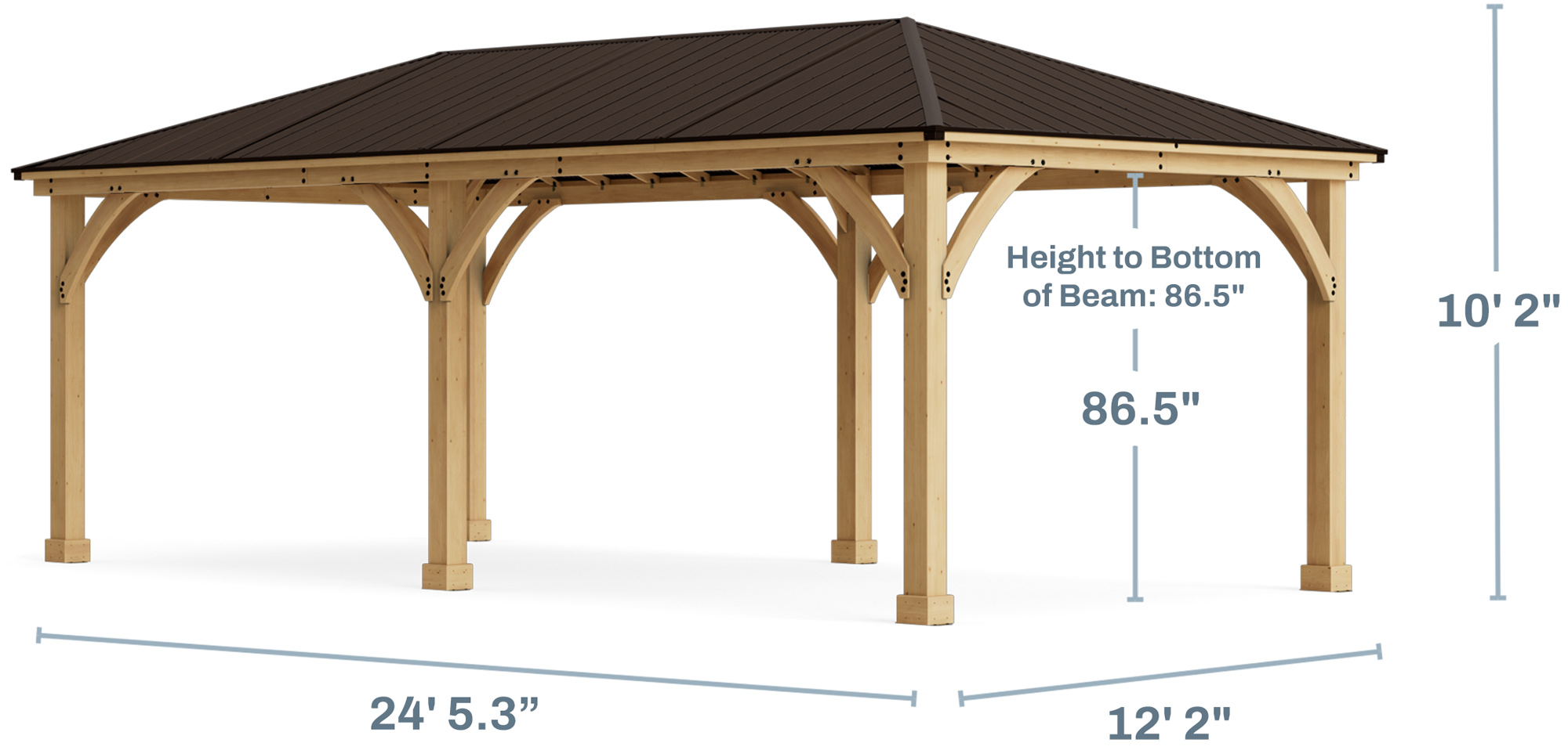 12 x 24 Meridian Gazebo - Yardistry